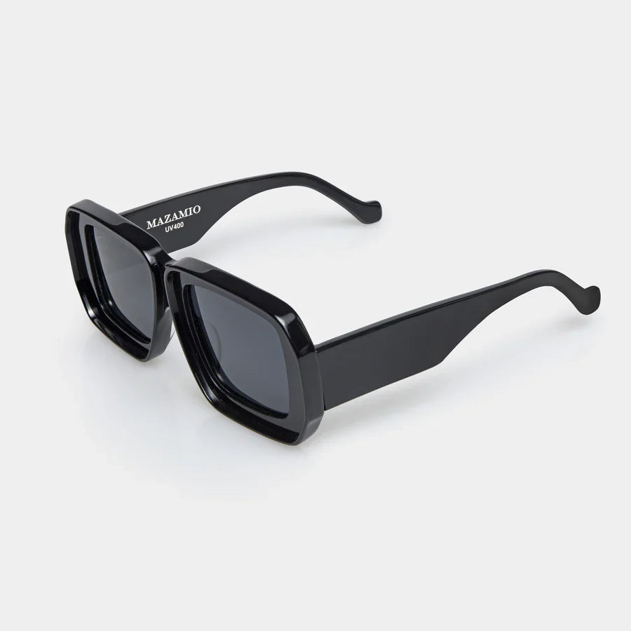 Mazamio Sunglasses - Black with Dark Grey Tint