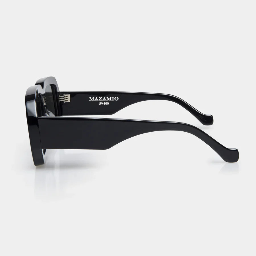 Mazamio Sunglasses - Black with Dark Grey Tint