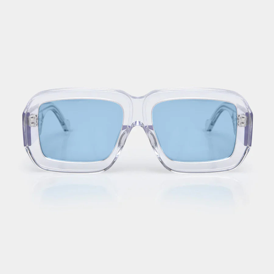Mazamio Sunglasses - Transparent with Light Blue Tint