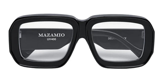 Mazamio Sunglasses - Black with Clear Tint