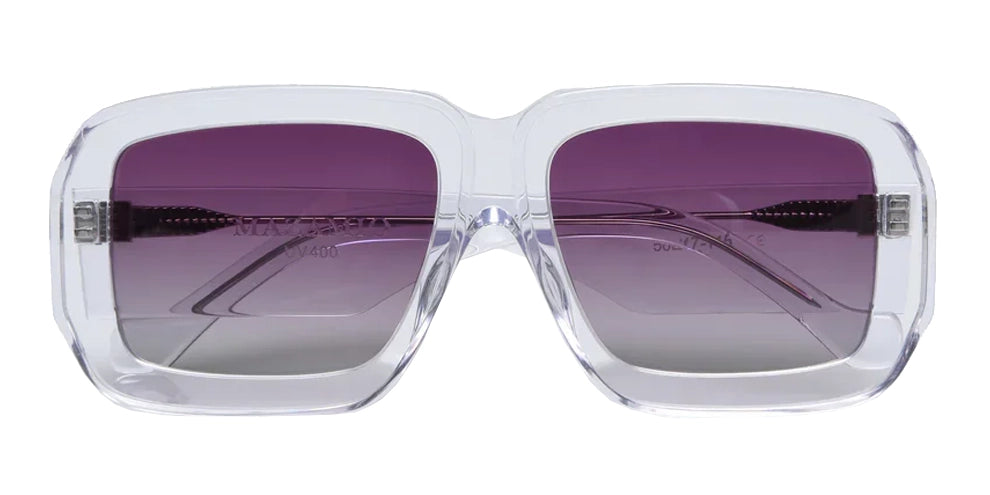 Mazamio Sunglasses - Transparent with Purple Gradient Tint